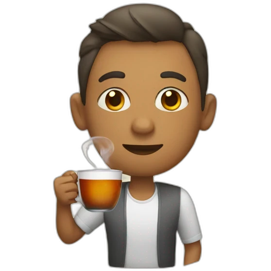 drinking tea emoji