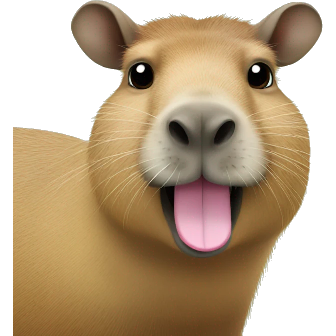 capybara with mexican moustache  emoji