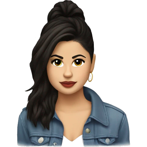 selena gomez on the computer emoji