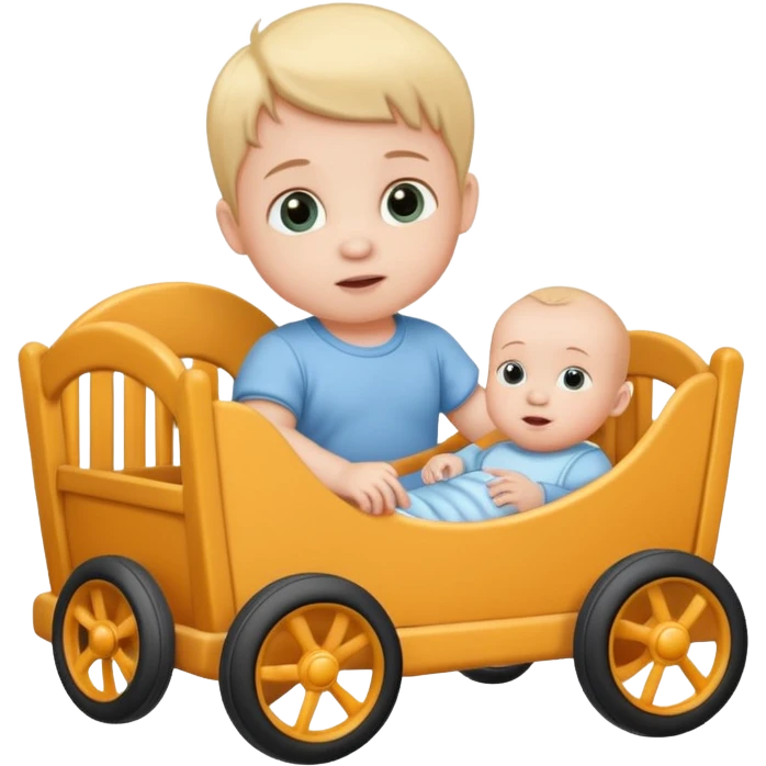 baby in bid with toy car







 emoji