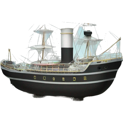 steam ship in a terrarium emoji