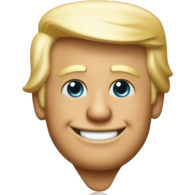 Donald trump being really happy giving thumbs up emoji