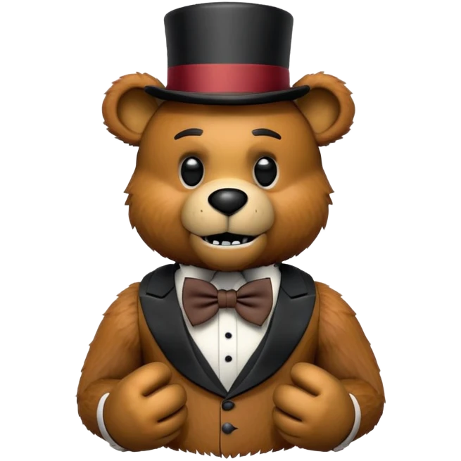 Freddy Fazbear animatronic bear emoji
