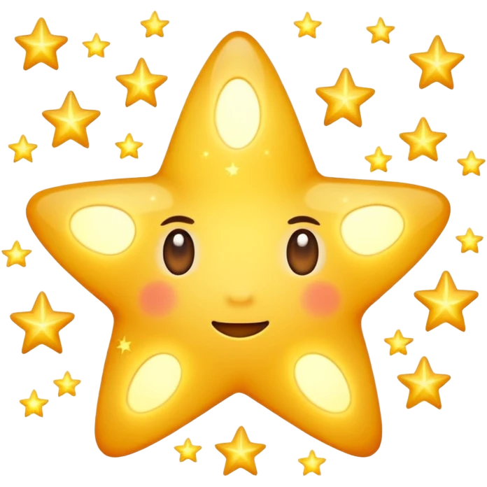 Taube funkelnde Sterne emoji