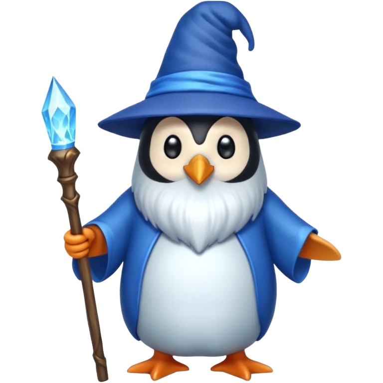 Penguin Wizard emoji