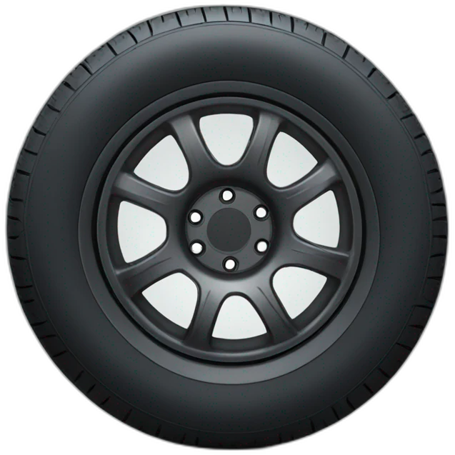 Car tire emoji