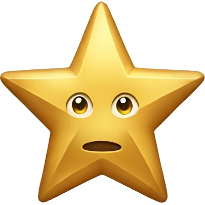 Golden star emoji