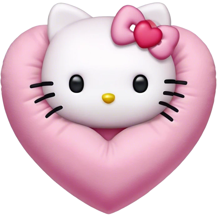 hello kitty heart emoji