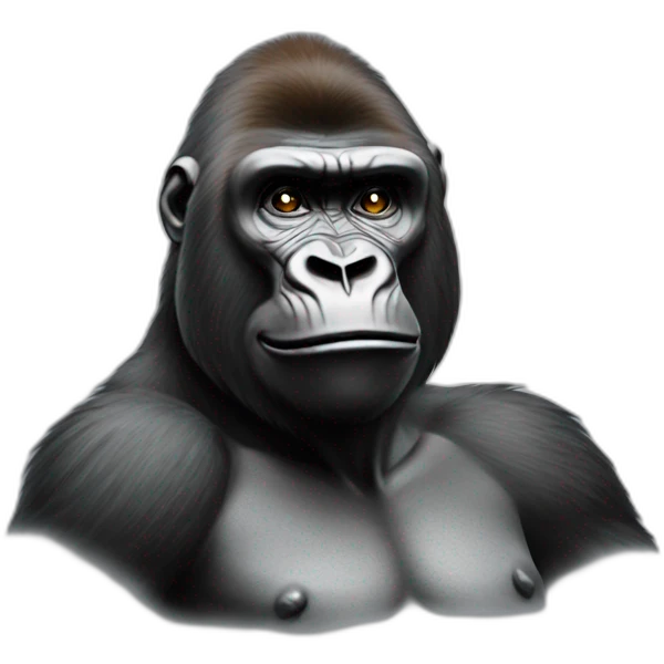 gorilla saluting yes affirmative salute emoji