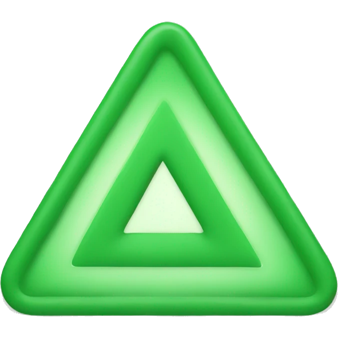 Green triangle emoji