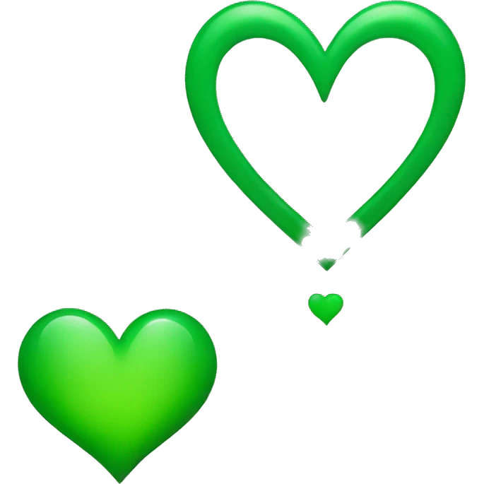 green heart emoji