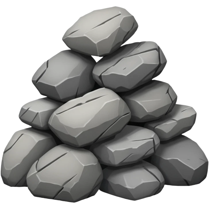 Stone emoji