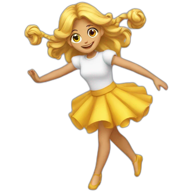 D’ange twirl emoji