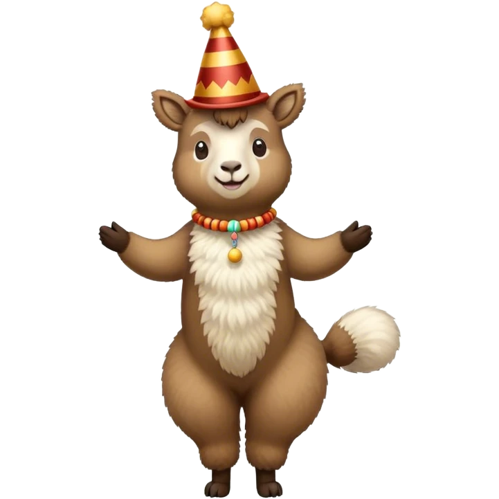 Alpaka in circus  emoji