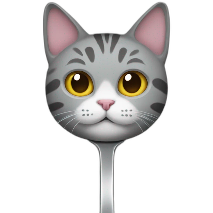 Spoon cat emoji
