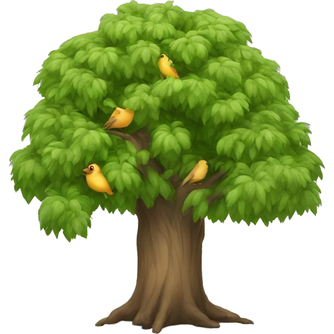 bird tree emoji