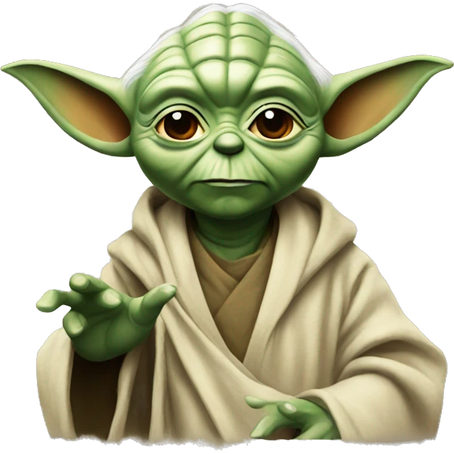 yoda as a real person  emoji