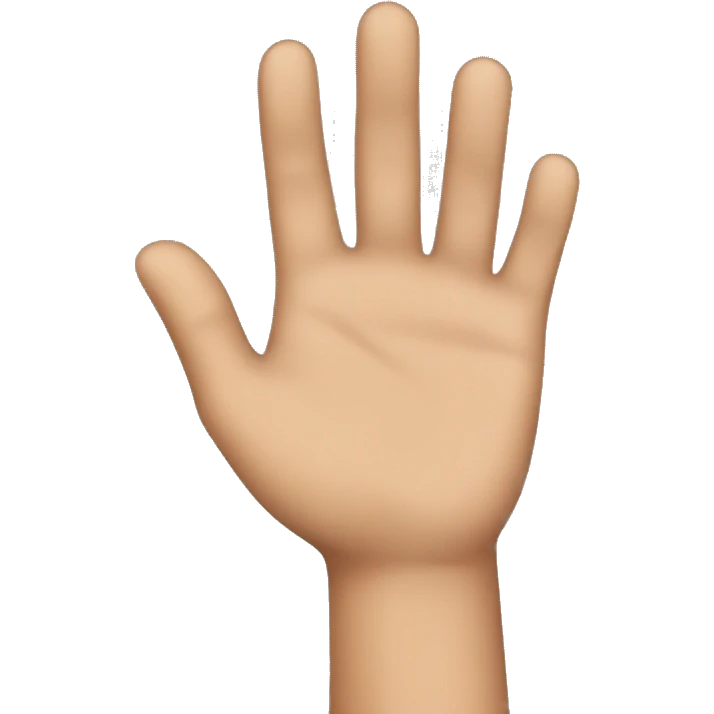 woman right hand emoji