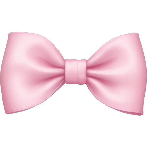 baby pink bow emoji