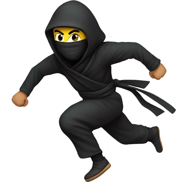 Ninja running emoji