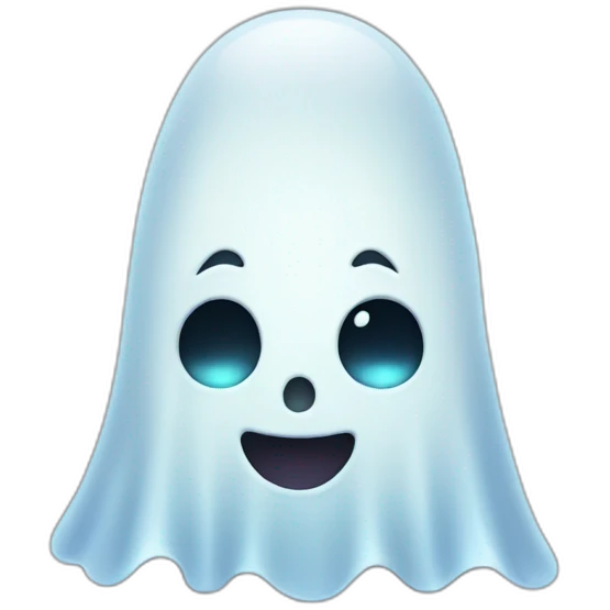 Cute ghost emoji