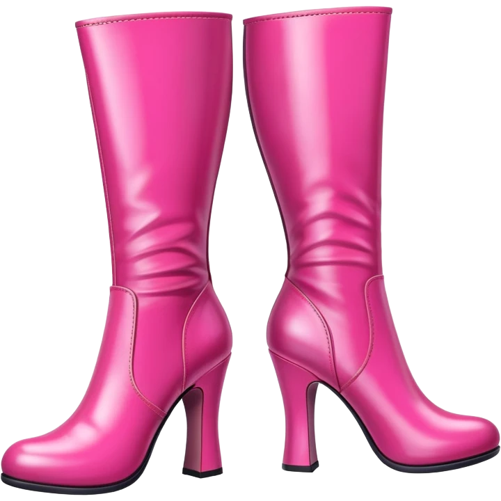 Pink boots emoji
