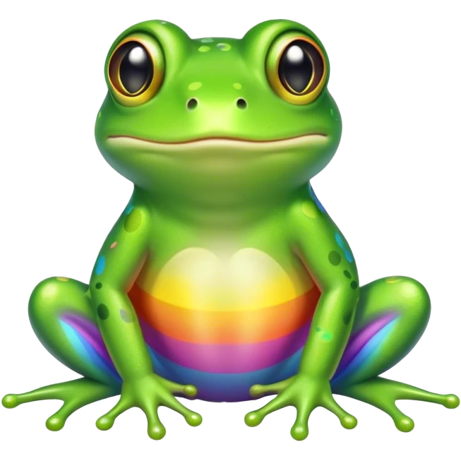 Gay frog emoji