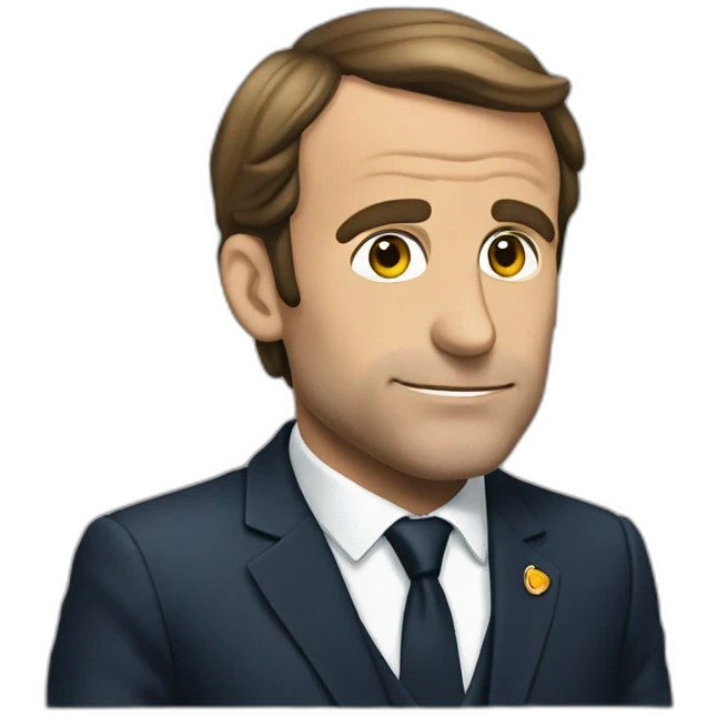Macron qui fume emoji