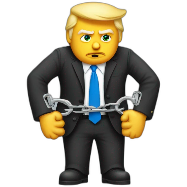 trump-in-handcuffs emoji