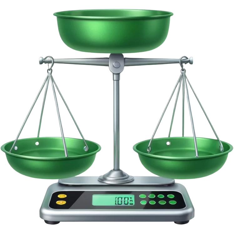 Scales with Green Pans emoji