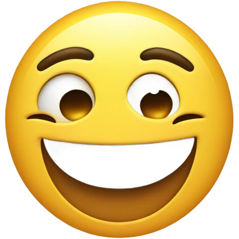 A winking emoji mixed with a heart eyes emoji  emoji