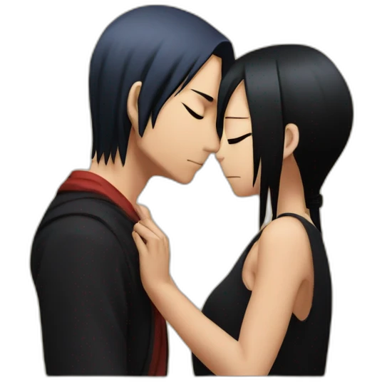 itachi kissing ace from one piece emoji