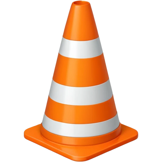 traffic cone emoji