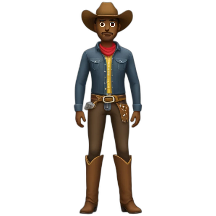 cowboy without legs emoji