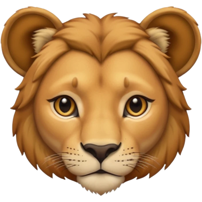 lioness teaching emoji