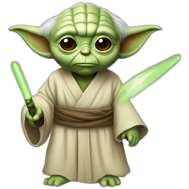 Yoda cuerpo entero emoji