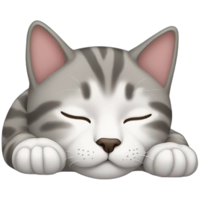 sleeping cat emoji