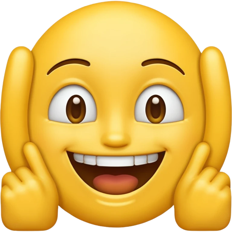 Create me a 🤣 like not have water on eyes emoji