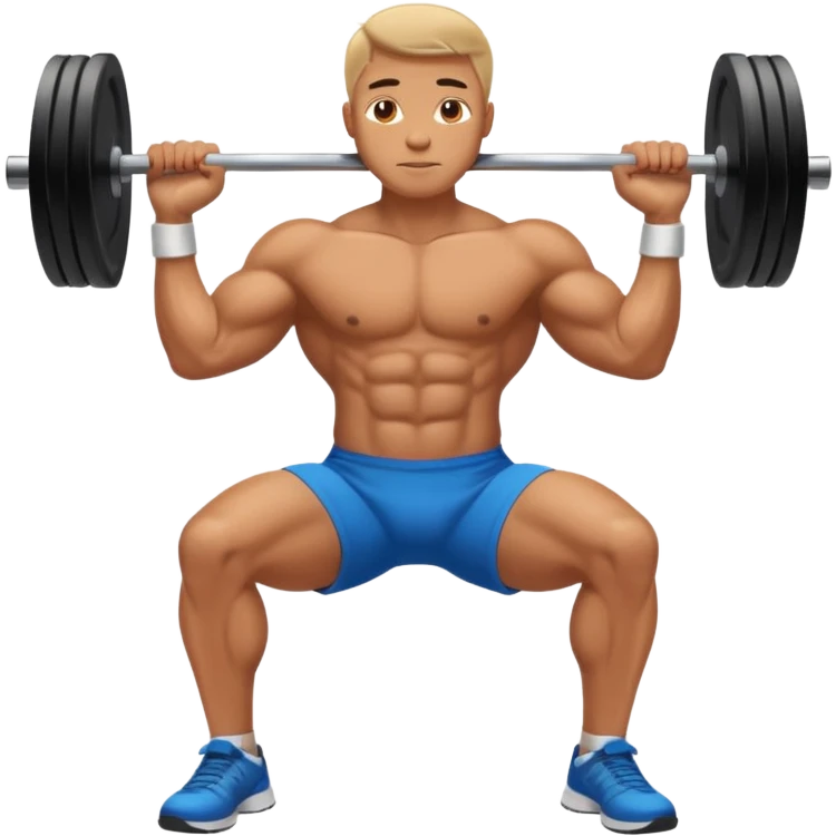 guy working out glutes emoji