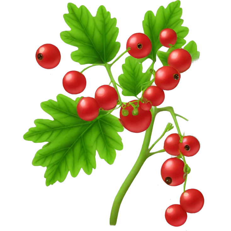red currant plant emoji