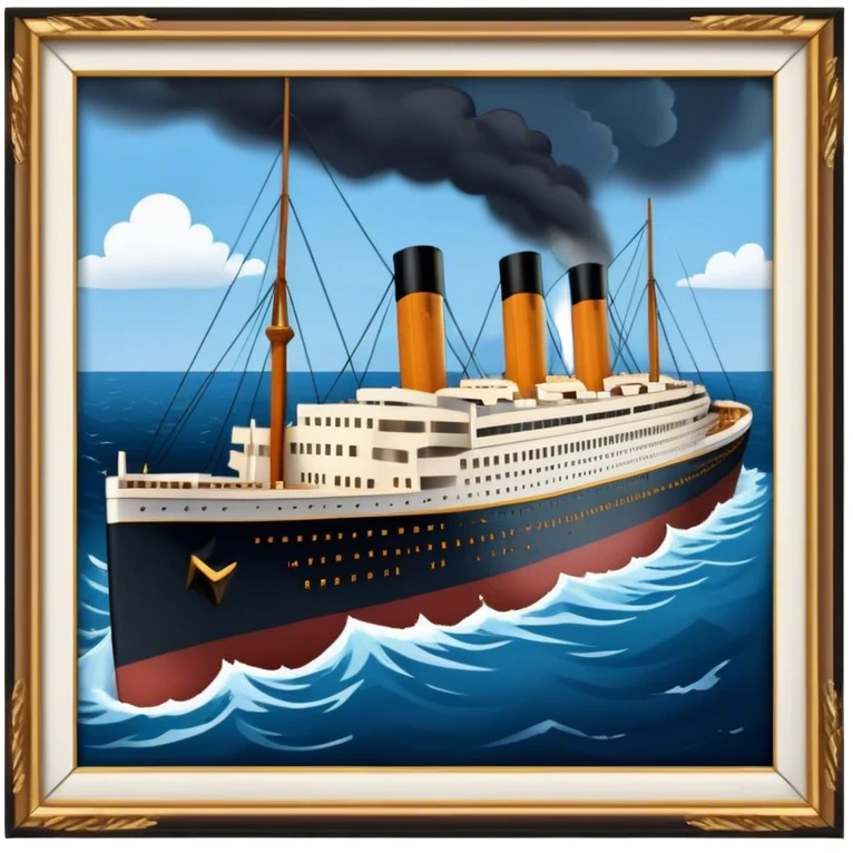 titanic catastrophe emoji