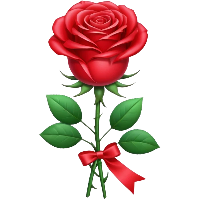 The TikTok rose gift as a emoji emoji