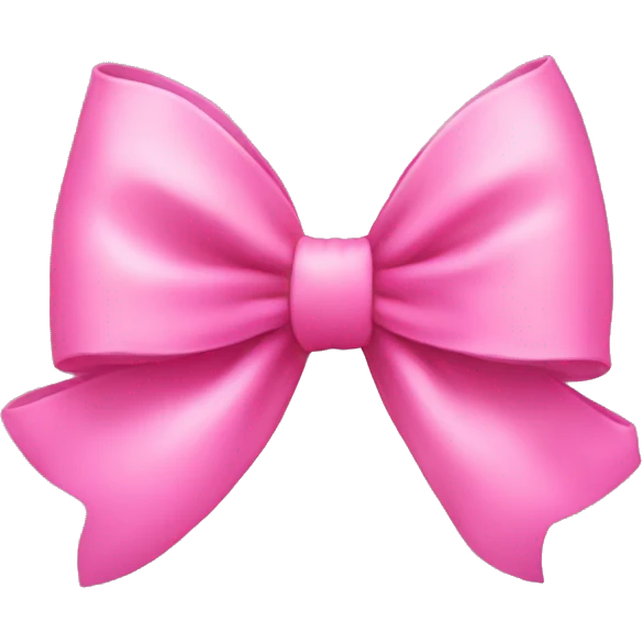 Pink bow  emoji