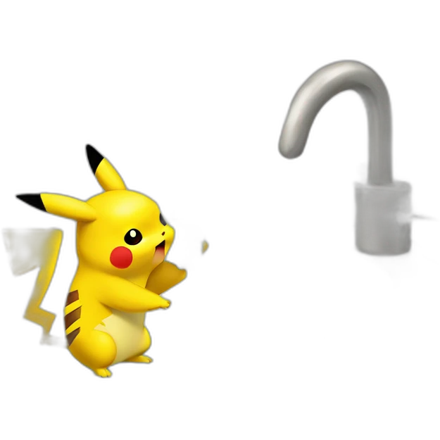 pikachu-washing-hands-with-soap emoji