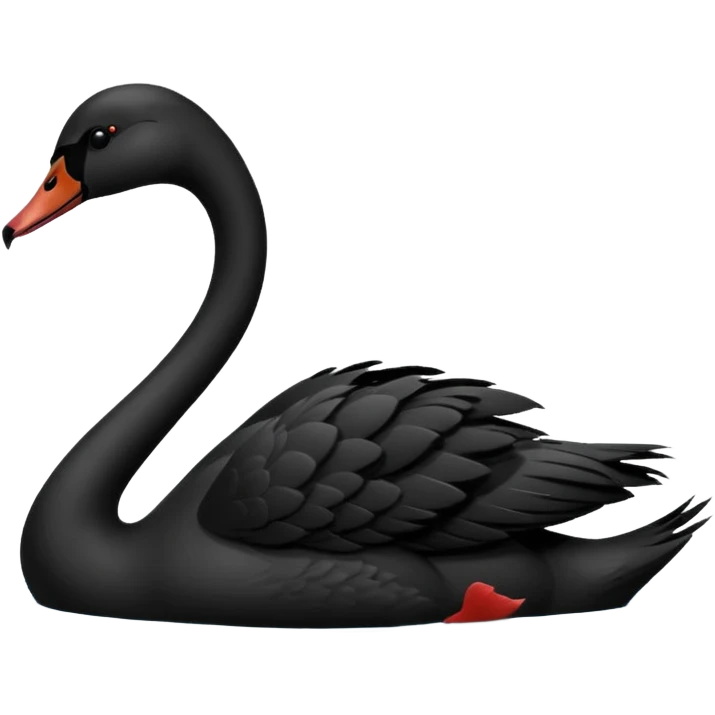 Black swan emoji