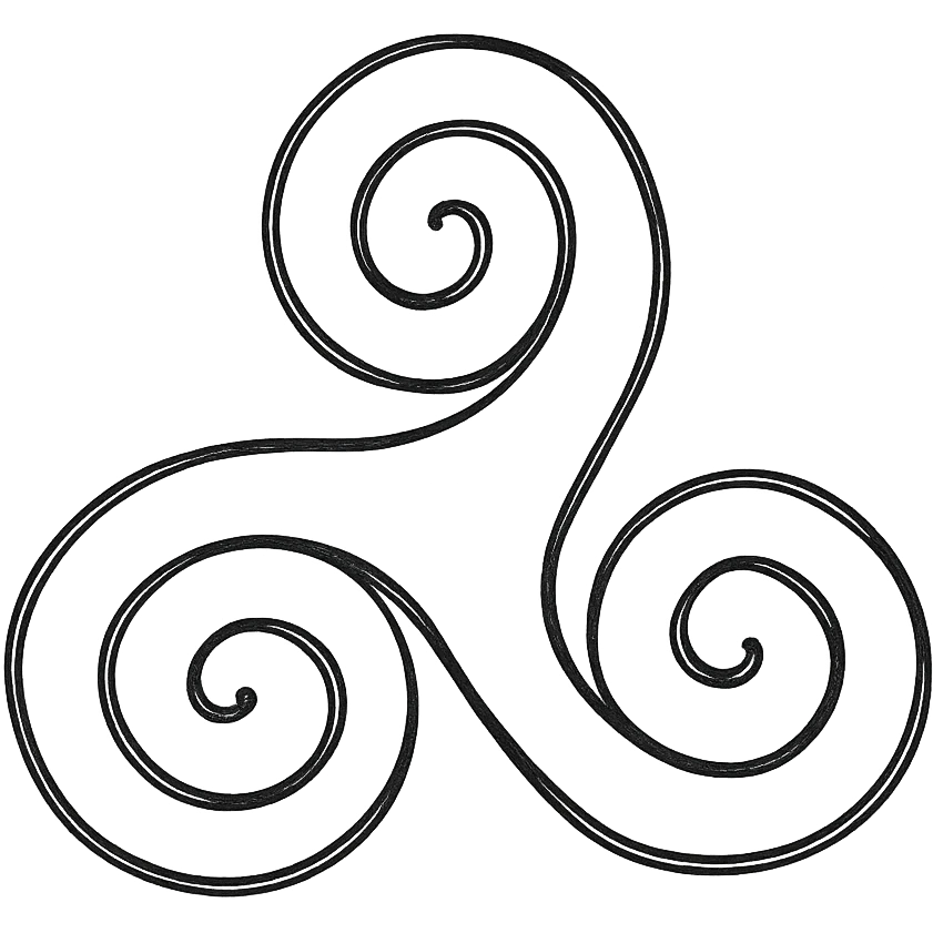 Celtic Triskele Spiral emoji