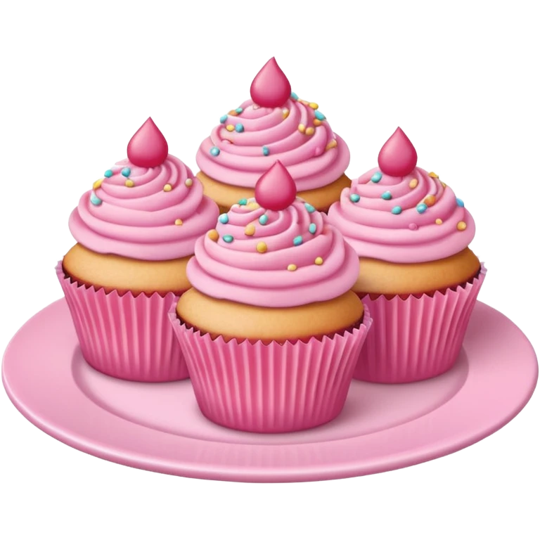 Some food, but make it in very girly pink tones. emoji