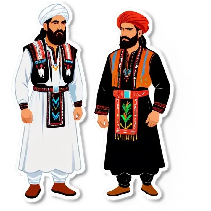 the Scythians whit balochi clothing  emoji