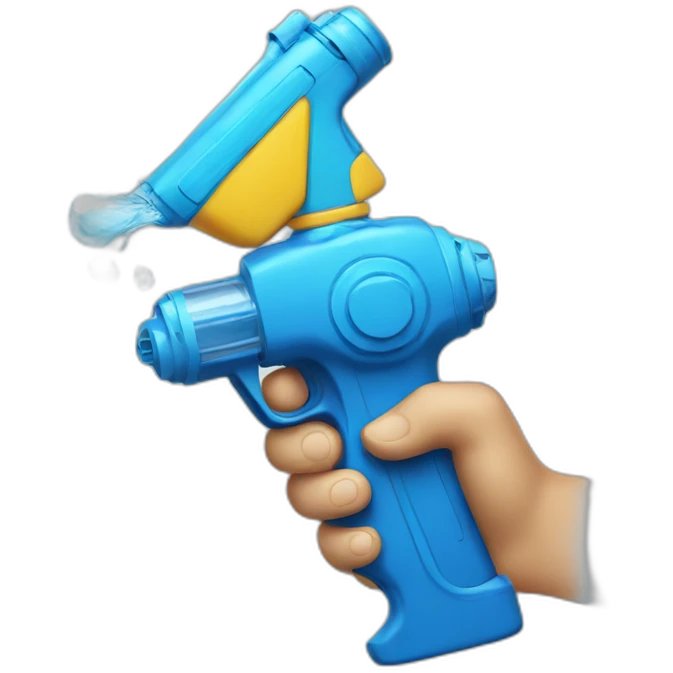 holding water gun emoji