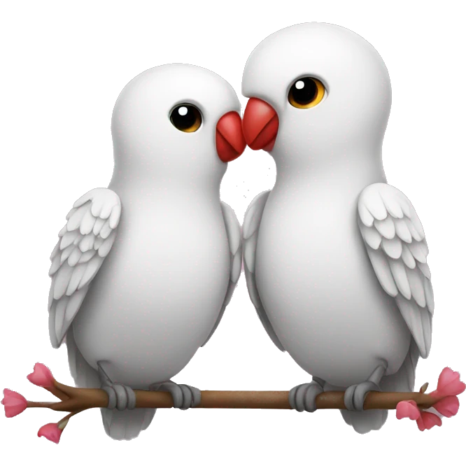 Love birds emoji